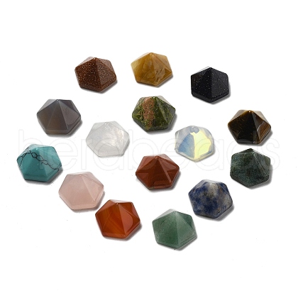 Natural & Synthetic Mixed Gemstone Cabochons G-U031-03-1