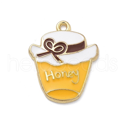 Alloy Enamel Pendants ENAM-R001-01KCG-02-1