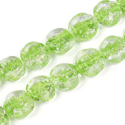 Handmade Lampwork Beads Strands LAMP-N028-04B-1