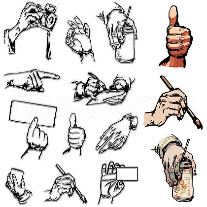 Plastic Stamps DIY-WH20018-0231-1