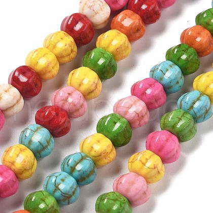Synthetic Turquoise Beads Strands G-B140-D01-1