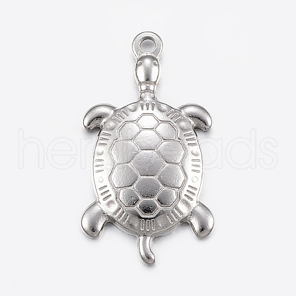 Tarnish Resistant 304 Stainless Steel Pendants STAS-E421-070P-1