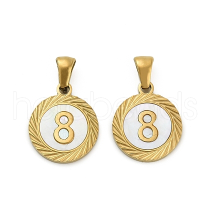 304 Stainless Steel Pendants STAS-A118-02A-G-1