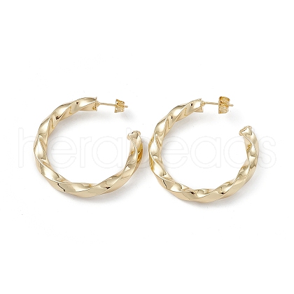 Long-Lasting Plated Brass Stud Earrings for Women EJEW-A088-06G-1