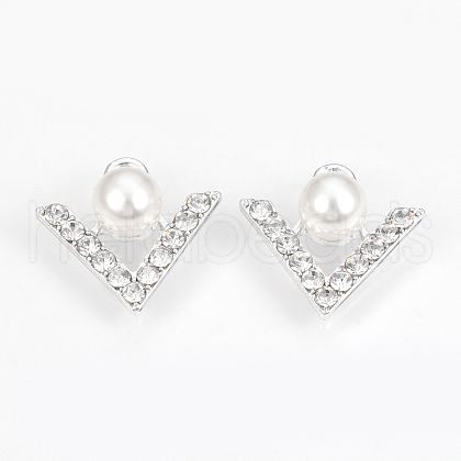 Alloy Rhinestone Pendants X-PALLOY-T027-03P-1