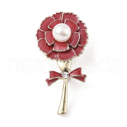 Zinc Alloy Crystal Rhinestone Brooches JEWB-C042-02B-G-1