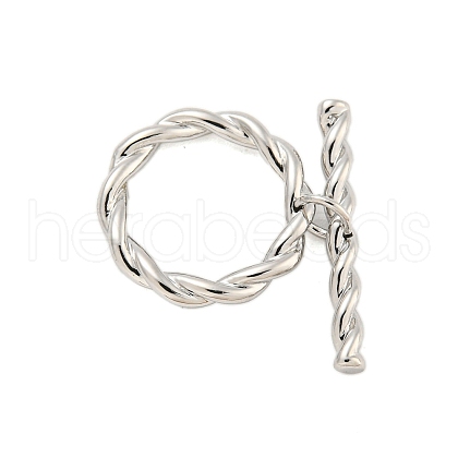 Brass Toggle Clasps KK-A223-16P-1