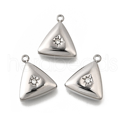 304 Stainless Steel Charms STAS-F318-11B-P-1
