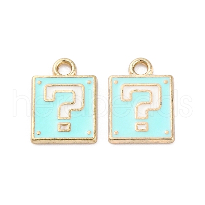 Alloy Enamel Charms ENAM-Q001-08G-04-1