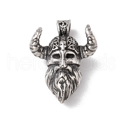304 Stainless Steel Manual Polishing Pendants STAS-G267-01AS-1