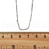 Brass Curb Chains Necklaces for Women NJEW-D302-18P-5