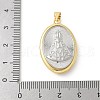 Brass Pendants KK-P294-10G-F-3