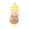 Animal Theme Resin Pendants RESI-V005-001C-1