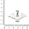 304 Stainless Steel Pendants STAS-V012-02AS-3