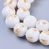 Natural Mashan Jade Beads Strands G-F670-A18-6mm-3