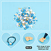 ARRICRAFT 48Pcs 8 Styles Ocean Theme Translucent Resin Cabochons CRES-AR0001-22-5