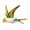 Bird Enamel Pins JEWB-S034-05G-B-1