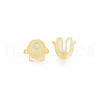 6-Petal Imitation Jelly Acrylic Bead Caps JACR-T002-02J-2