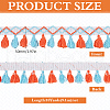 MAYJOYDIY US 1 Bundle 10 Yards Polyester Tassel Ribbon OCOR-MA0001-20B-2