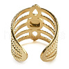 Natural White Jade Finger Rings RJEW-U027-08G-07-3
