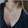 Alloy Pendant Layered Chain Necklaces for Women WGC39CD-25-1