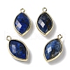 Natural Lapis Lazuli Pendants G-B009-01G-P-1