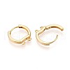 Brass Hoop Earring Finding KK-N261-60G-2