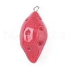 Opaque Resin Pendants RESI-G107-04C-1
