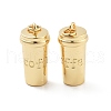 Coffee Rack Plating Brass Pendants KK-G512-20G-1
