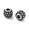 304 Stainless Steel European Beads STAS-V008-45AS-2