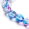 Transparent Glass Beads Strands GLAA-F114-02B-13-3