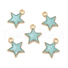 Alloy Enamel Charms ENAM-S121-024F-4