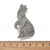 Persian Cat Alloy Brooches JEWB-Q004-03AS-6
