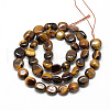 Natural Tiger Eye Beads Strands G-S264-01-2