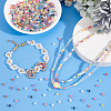   10 Set 10 Colors Transparent Glass Beads GLAA-PH0003-34-2
