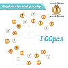 HOBBIESAY 100Pcs Ocean Mix Pearlized Glass Pearl Beads HY-HY0001-04B-2