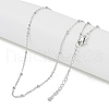 Brass Satellite Chains Necklaces NJEW-U008-04P-1