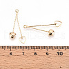 Brass Chain Tassel Pendants X-KK-N231-59G-NF-3