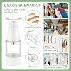 Plastic Portable Refillable Bottles FIND-WH0152-221-6
