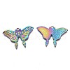 Rainbow Color Alloy Pendants PALLOY-N156-157-NR-3