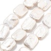 Natural Baroque Keshi Pearl Beads Strands PEAR-P064-01F-04B-2
