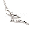 Rhodium Plated 925 Sterling Silver Satellite Chain Necklaces STER-NH0001-07A-P-3