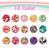 2400Pcs 15 Colors Handmade Polymer Clay Beads CLAY-YW0001-27B-2