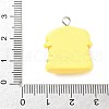 Cute Pin Theme Opaque Resin Pendants RESI-V005-007B-3