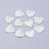 Acrylic Pearl Cabochons X-MACR-F024-22-1