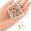 40Pcs 4 Size 304 Stainless Steel Stud Earring Findings STAS-YW0001-55-4