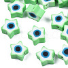 Handmade Polymer Clay Beads CLAY-T019-09B-1