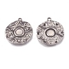 304 Stainless Steel Pendants STAS-H109-25B-2