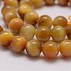 Natural Tiger Eye Bead Strands G-P230-08-E-8mm-3