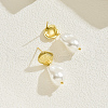 Elegant Brass Dangle Stud Earrings AI3565-1-2